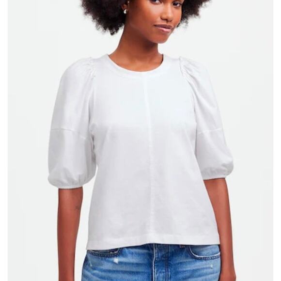 Madewell Tops - Madewell Puff-Sleeve Tee Size XXS NWT